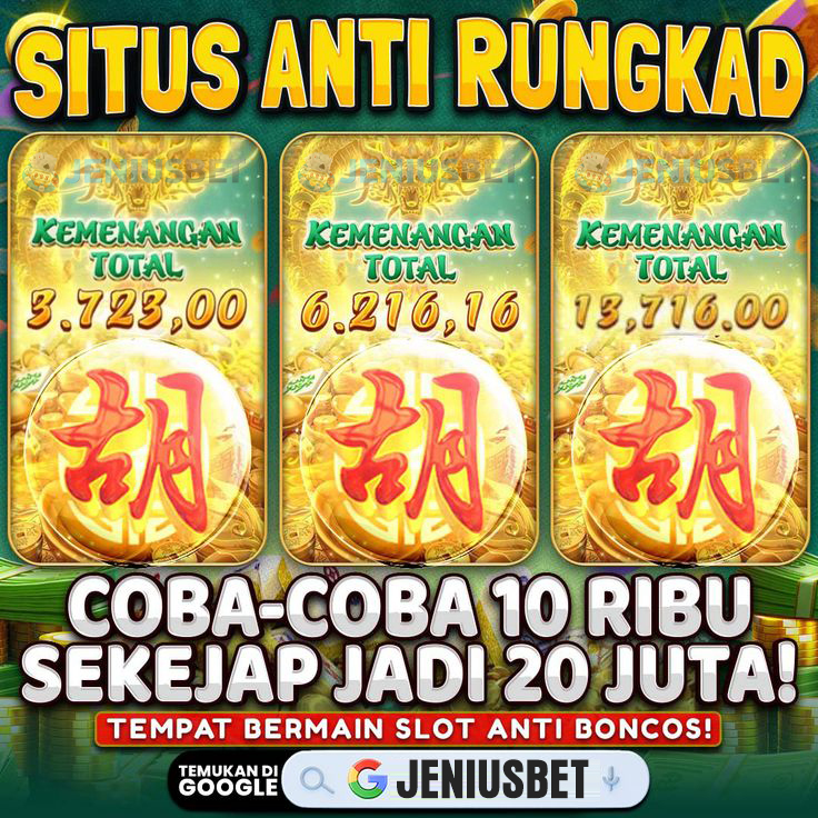 JENIUSBET: Link Situs Login Slot Online Gampang Menang